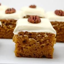 Pumpkin Bars Healthy Make Over Recipe