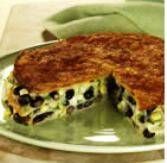 Black Bean Tortilla Pie Casserole