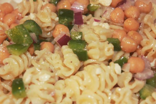 Chickpea and Feta Pasta Salad