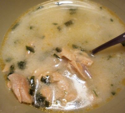 Salmon soup