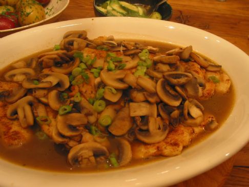 chicken marsala (with thighs)