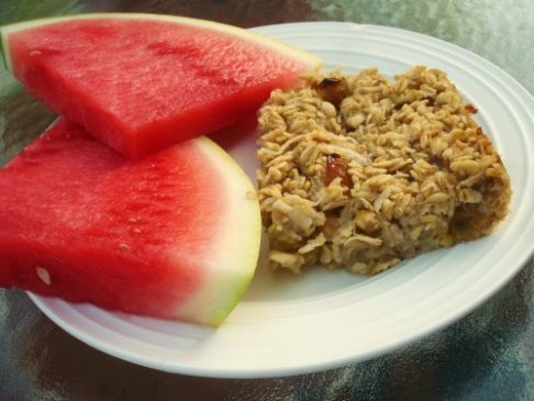 Baked Oatmeal with Chickpeas