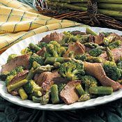 Beefy Broccoli Asparagus Salad