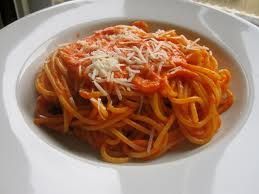 Roasted Red Pepper Spaghetti