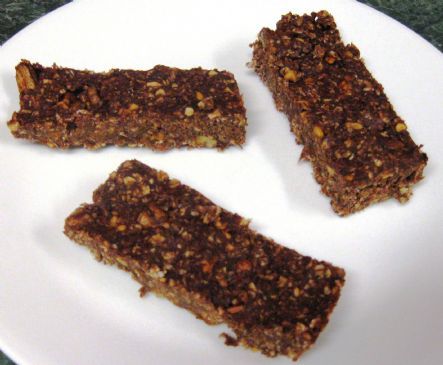 Chocolate Peanut Butter & Oat Snack Bars