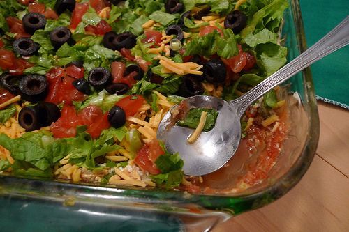 7 layer bean dip