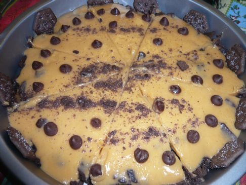 Chocolate Chip Butterscotch Pudding Pie