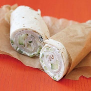 Cucumber Turkey Wraps