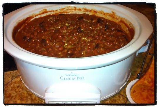 DAD's Slow Cooker Chili