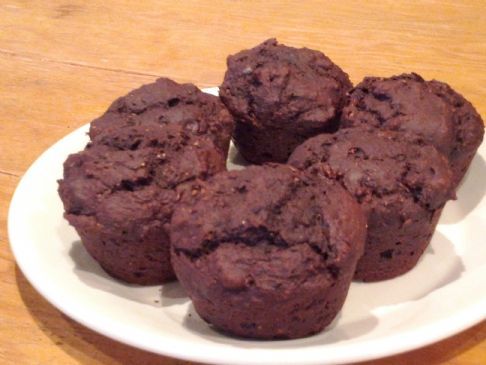 Double chocolate muffins