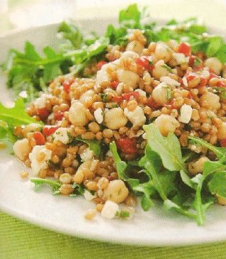 Wheat Berry and Arugula Salad