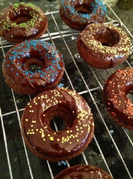 Baked Chocolate Donuts