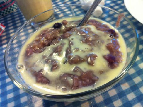 Blueberries & Cream Protein Oatmeal