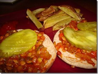 Lentil Sloppy Joes