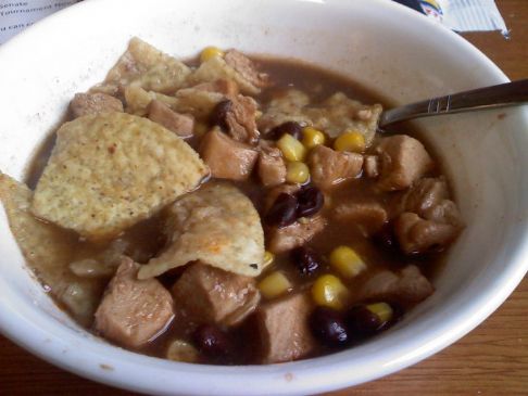 Homemade Chicken Tortilla soup