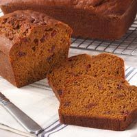 PUMPKIN CRANBERRY BREAD