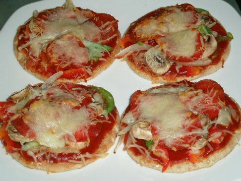 Easy Mini Pizzas Recipe | SparkRecipes