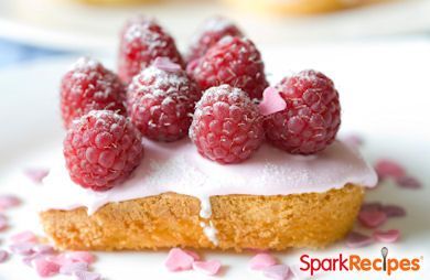 Frosted Raspberry Pound Cakes 