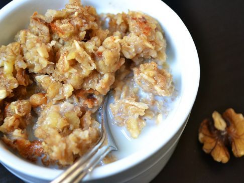 Baked Banana Bread Oatmeal