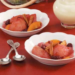 Rosy Pear Compote