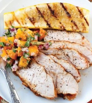Turkey Tenderloin with Apricot-Ginger Relish