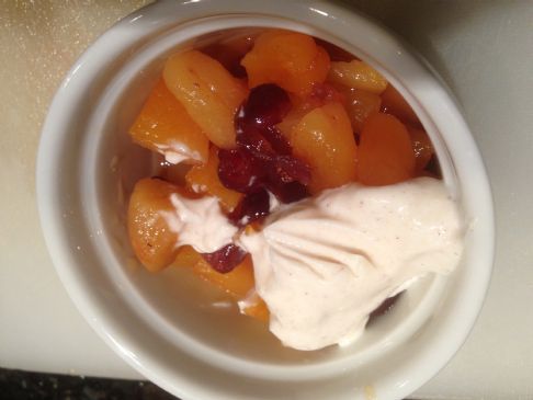Turkish-Style Glazed Apricots and Cranberries
