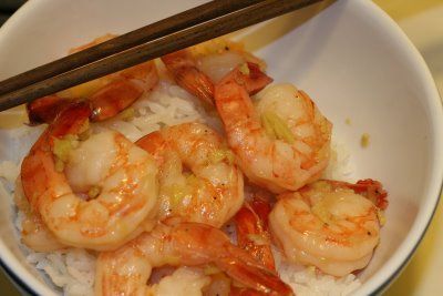 Ginger-Caramel Shrimp