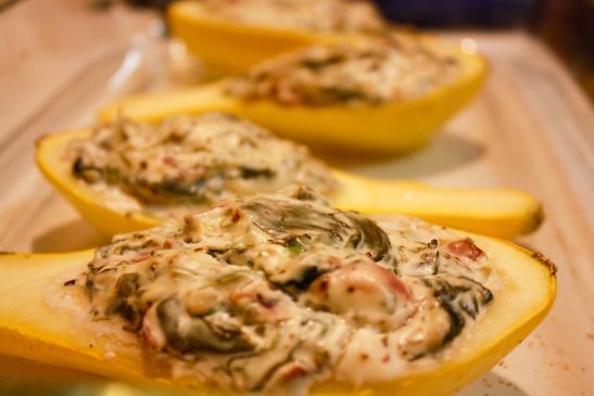 Stuffed Summer Squash