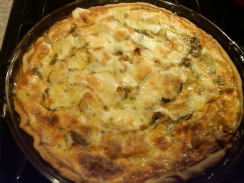 Shrimp and Crab Quiche Recipe | SparkRecipes