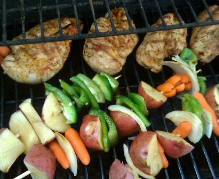 Yummy Grilled Chicken & Veggies