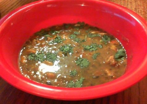 Black Bean and Pumpkin Soup