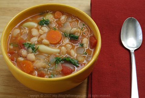 White Bean and Garlic Stew