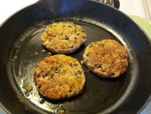 Black Bean and Brown Rice Burgers