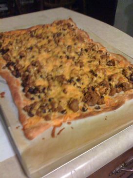 Best Ground Turkey Taco Pizza