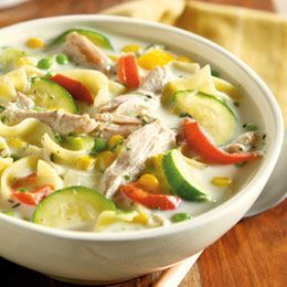 Creamy Farmhouse Chicken and Garden Soup