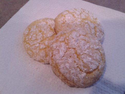 Lemon Crinkle Cookies