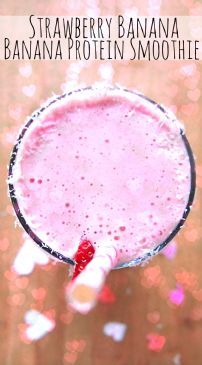 Strawberry Banana Protein Shake