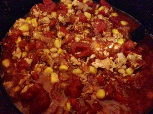 Chelle's Ground Turkey Chili Crock Pot