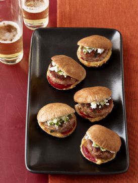 Turkey Hummus Sliders