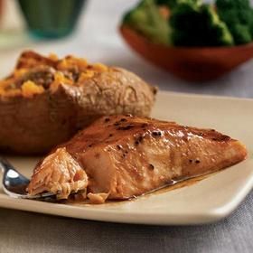 Sweet and Spicy Glazed Salmon