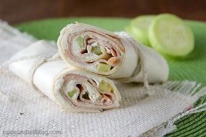 Cucumber Ranch Turkey Wraps