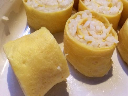 Egg and Rice Pinwheels