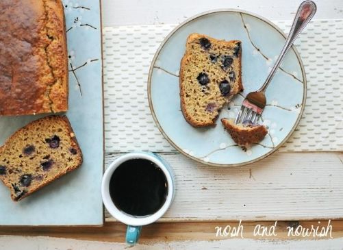 Yogurt Blueberry Banana Bread