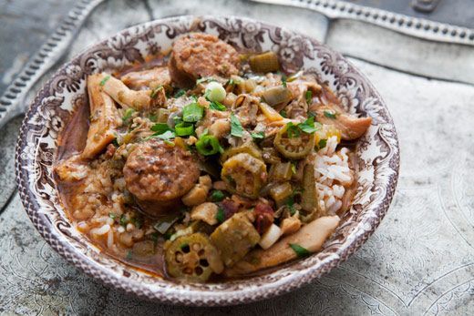 Chicken and Sausage File Gumbo