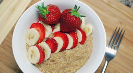 Strawberry Banana Breakfast Quinoa