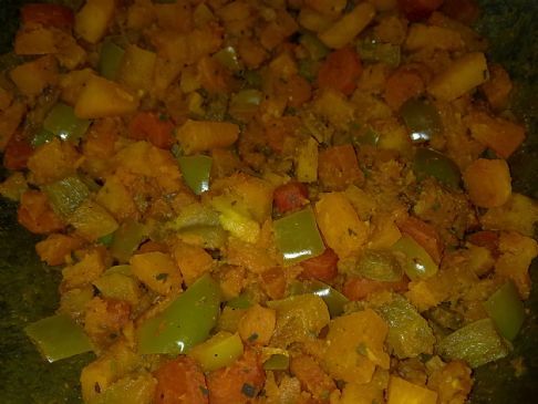 Bell pepper - Pumpkin - Carrot Roast
