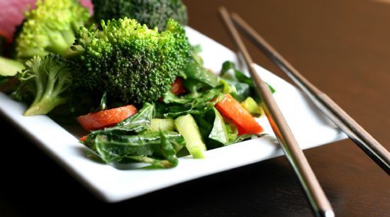 Broccoli Salad with Ginger Miso Dressing