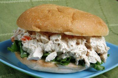 Chicken salad sandwhich Recipe | SparkRecipes