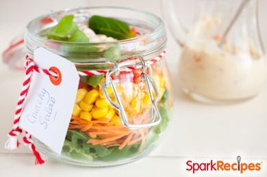 Simply Delicious Mason Jar Salad