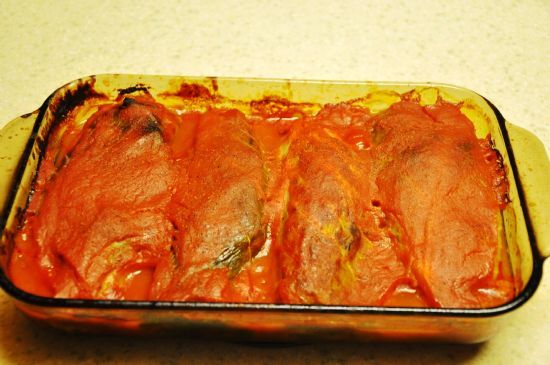 Pork stuffed Cabbage Rolls